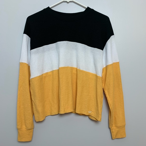 Hollister Tops - Stripped Hollister Long-Sleeve T-Shirt